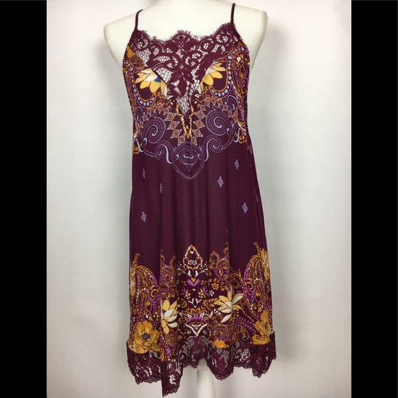 Free People Dresses & Skirts - Intimately Free People Slip Dress Lace Size Small